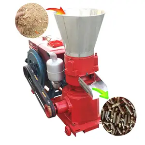 electric motor mini feed pellet machine wood rice husk corn stalks pellet mill