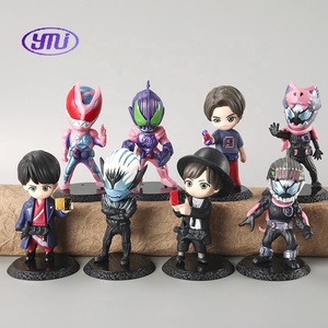 Figurine <span class=keywords><strong>Kamen</strong></span> Masked Rider pour enfant, lot de 8 pièces de 10cm, figurine de jouet, attrape-gachapon, boîte à oeufs, figurines d'anime - Product Image 6