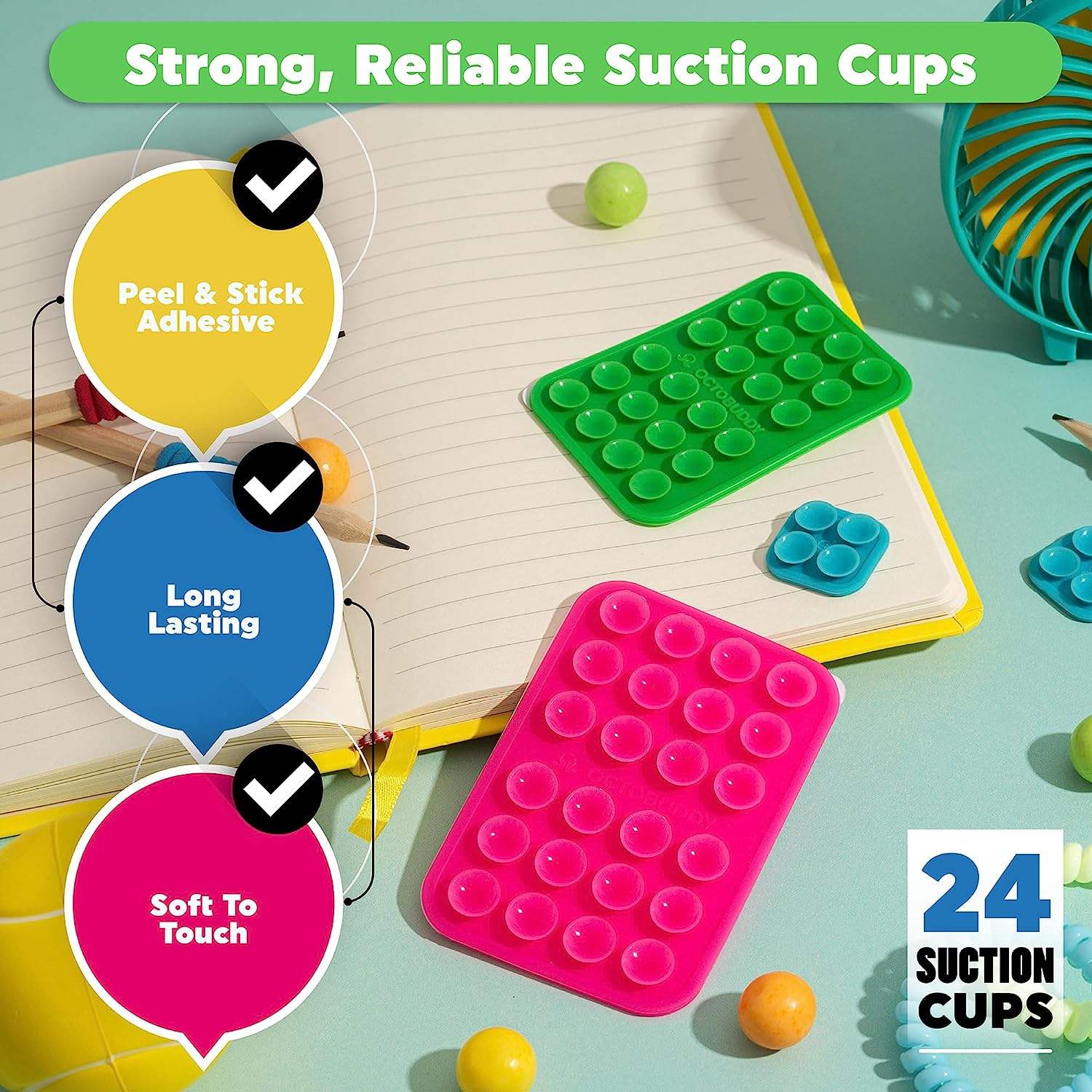 Support De Téléphone à Ventouse En Silicone, Double Face, Antidérapant, Réutilisable, Mains Libres, Support D'accessoires Mobiles Pour Vidéos, Douche, Miroir Et Selfies