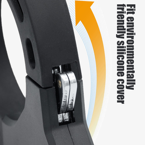 UMEDO Usine Professionnelle Antivol <span class=keywords><strong>Moto</strong></span> Menottes Vélo Chaîne E-scooter Double Antivol - Product Image 5