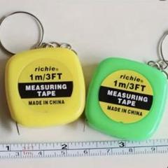 Hot Sale Mini Measuring Tape with Keychain With Customized Logo - Product Image 3