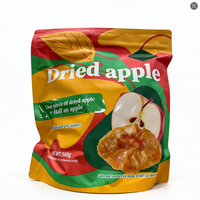 Emballage alimentaire authentifié par la FDA, en-cas de fruits secs, impression personnalisée flexible, sachet debout en plastique avec fermeture éclair