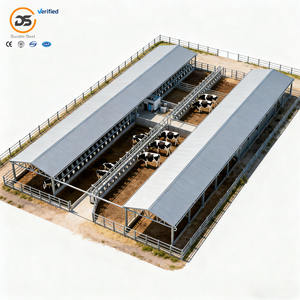 Moderne prefab garage/schuur voor melkveebedrijven, lichtgewicht staalconstructie, eenvoudige installatie - Product Image 2