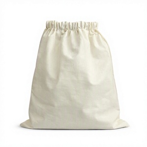 COTTON FIELD Luxury Custom Logo Color High Quality Silk Screen Printed 100% Cotton Canvas Dot Pattern Rope Handle Drawstring <b>Bag</b> - Product Image 2