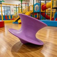Chaise tournante pour enfants |   Jouet d'équilibre sensoriel à rotation 360 degrés en matériau PP, capacité inférieure à 100 kg