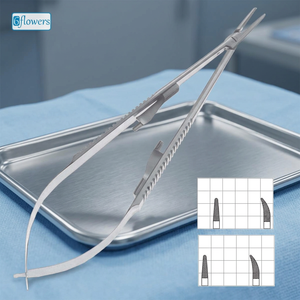 Porte-aiguilles chirurgical à pointes courbées pour la chirurgie générale, certifié CE, instrument manuel de classe I, instruments de haute qualité - Product Image 2