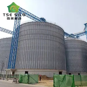 Kundenspezifische große kapazität weizen-sojabohnen-silos für hafen verwendet
