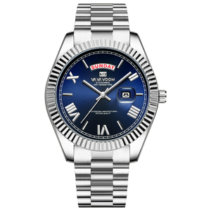 Reloj Automático de Lujo Dorado de 41 mm en Oferta, con Indicador de Día de la Semana, Cristal de Zafiro, Resistente al Agua, de Acero Inoxidable para Hombre - Product Image 6