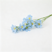 Vente en gros de cosmos à 12 têtes de 80 cm, fausse fleur de sange à longue tige pour arrangement de vase de mariage, décoration intérieure