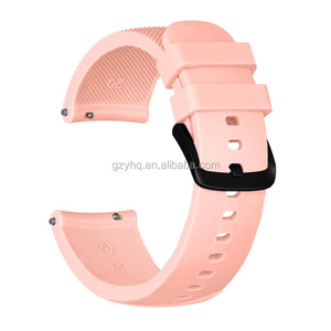 Bracelet de montre intelligente en silicone pour <span class=keywords><strong>Samsung</strong></span> <span class=keywords><strong>Gear</strong></span> <span class=keywords><strong>Sport</strong></span> pour BIP Youth/GTS/GTR 42 mm - Bracelet de remplacement étanche et durable - Product Image 4