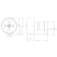 Moteur DD TDS10 propulseur 26v en fibre de carbone, aileron de surf marine, Kayak, arc, moteur à hélice électrique étanche