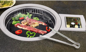 Parrilla <span class=keywords><strong>de</strong></span> barbacoa <span class=keywords><strong>de</strong></span> carbón <span class=keywords><strong>de</strong></span> sobremesa coreana aprobada por la CE - Product Image 5