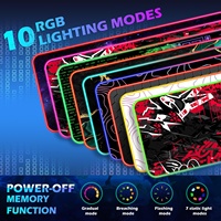 PC ordinateur tapis de souris de jeu Gamer chargeur sans fil tapis de souris de charge sans fil tapis de souris de jeu RGB coussin Surface pour le bureau