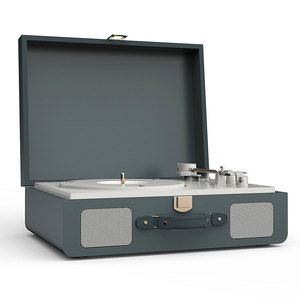 Émetteur et réception <span class=keywords><strong>Bluetooth</strong></span> giradischi tocadisco, valise portable, platine stéréo, lecteur de disque vinyle avec haut-parleur - Product Image 2