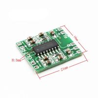 Gledopam 8403 — panneau d'amplification de puissance numérique à double canal, 2x3W, Module 8403, pour classe padd, Audio stéréo, 5V