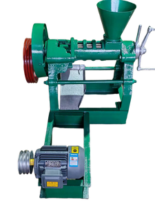 Screw Oil Press Machine for Peanut Oil Extraction Manual Operation Blue Carbon Steel Body Easy To Use Home Factory Use - Product Image 3