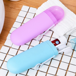 Étui de voyage portable en <span class=keywords><strong>plastique</strong></span> durable pour brosse à dents et dentifrice, idéal pour le camping, l'école, les voyages d'affaires et les salles de bain - Product Image 3