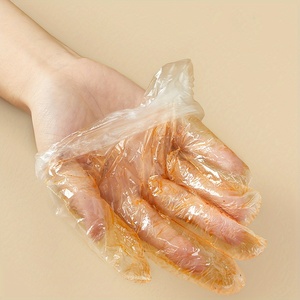 Gants protecteurs <span class=keywords><strong>de</strong></span> HDPE <span class=keywords><strong>de</strong></span> catégorie comestible certifiée par CE d'articles consommables d'hôtel - Product Image 4