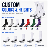 Chaussettes de sport athlétiques en jacquard tricoté personnalisées, chaussettes de sport en coton pour hommes, chaussettes de sport tricotées pour le basketball