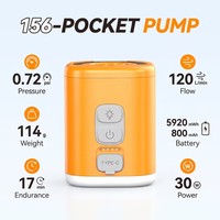 Pompe à air OEM ODM, gonflage et dégonflage, pompe à air électrique rechargeable, différents modes d'éclairage, pompe à air pour sacs de rangement, lit pneumatique