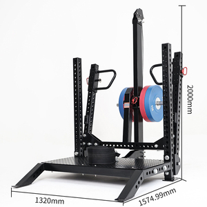 WENDY Máquina Comercial <span class=keywords><strong>de</strong></span> Sentadillas Shark Squat, Equipo Rhino Squat para Cadera y Piernas, para Gimnasio y Estudio, Levantamiento <span class=keywords><strong>de</strong></span> Glúteos, Entrenamiento <span class=keywords><strong>de</strong></span> Piernas, Smith Tower Push - Product Image 2
