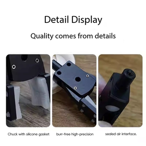 Nuovo manipolatore Mini morsetto allargare grande apertura banda rilevamento MINIA/B morsetto pneumatico in alluminio con morsetto ad arco - Product Image 4