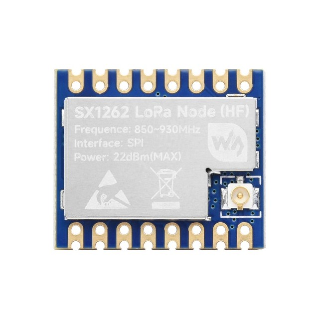 Core1262 LF/HF LoRa Module, SX1262 Chip, Long-Range Communication, Anti-Interference, Suitable for Sub-GHz Band