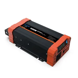 1500W Pure Sine Wave Inverter Output 230V/110V LCD Display Outdoor High Frequency