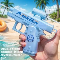 Juguete creativo de pistola de agua inversa para niños, de doble cara rociador de agua, mini juguete divertido para niños