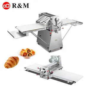 Maquina laminadora de masa para panaderia de croissant pastelito laminadora masa de harina doppio egle soffio di pasta di pane laminatoio per