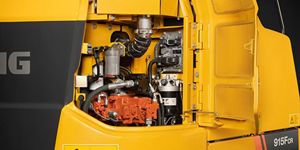 Excavadora de cadenas de alto rendimiento de 15 toneladas 915F con motor Cummins, excavadora compacta de radio reducido para construcción urbana y mantenimiento de carreteras - Product Image 3