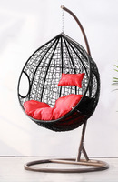 Fauteuil suspendu décoratif en forme de nid d'oiseau en PE tressé, chaise suspendue en forme de goutte d'eau pour salon et terrasse sur le toit