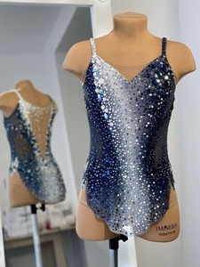 Leotardo Personalizado con Pedrería para Gimnasia <span class=keywords><strong>Rítmica</strong></span> Estampado para Competición de Gimnasia Artí<span class=keywords><strong>stica</strong></span> Infantil para Baile y Gimnasia - Product Image 6