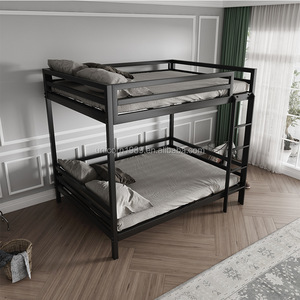 <span class=keywords><strong>Lit</strong></span> superposé <span class=keywords><strong>en</strong></span> métal <span class=keywords><strong>Lit</strong></span> mezzanine utilisé pour les dortoirs d'étudiants appartements - Product Image 2
