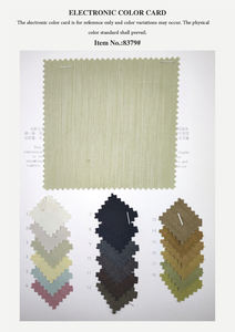 ผ้าโพลีเอสเตอร์สองสีแบบดับเบิ้ลบิไซส์ ทอลายทวิลล์ เนื้อสัมผัสพิเศษ คุณภาพสูง หรูหรา เหมาะสำหรับเสื้อเชิ้ต ชุดเดรส และชุดลำลอง 8379 # - Product Image 2