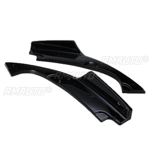 2Pcs <b>Car</b> Rear Bumper Lip <b>Diffuser</b> Splitters Winglet Aprons Spoiler Carbon Fiber for Honda Civic 2016-2018 <b>Car</b> Body Styling Kit - Product Image 5
