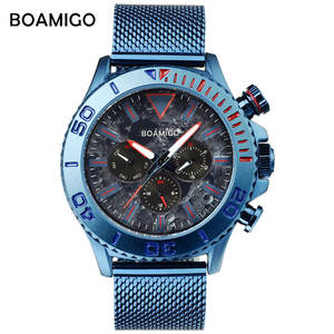 <span class=keywords><strong>Reloj</strong></span> de Pulsera <span class=keywords><strong>BOAMIGO</strong></span> de Primera Marca 2112 para Hombre, <span class=keywords><strong>Reloj</strong></span> de Cuarzo Deportivo y Elegante para Negocios, con Correa de Malla de Acero Inoxidable, <span class=keywords><strong>Reloj</strong></span> Masculino - Product Image 2