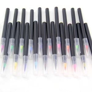 Watercolour Brush Pens <strong>Set</strong> 20 Vibrant <strong>Colours</strong> + 1 Refillable Water Color Brush Marker - Product Image 4