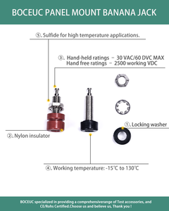 Nhà máy cung cấp trực tiếp 4mm chuối ổ cắm thiết bị đầu cuối 4mm nền tảng thiết bị đầu cuối bảng điều khiển thiết bị đầu cuối ổ cắm - Product Image 2
