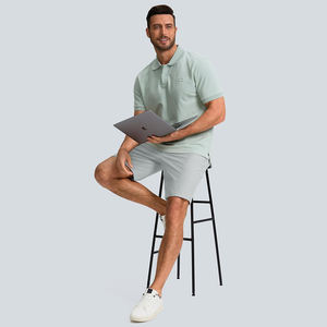 Short de golf OEM pour hommes, mode décontractée, couleur unie, short d'été ample pour l'extérieur, multi-poches, de haute qualité, léger - Product Image 3