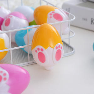 パーティー用プラスチック製卵殻 イースターエッグ 子供向けクリエイティブプレイ - Product Image 3