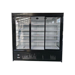 Vitrina Refrigerada Abierta para Supermercado de 1300L, Refrigerador Vertical con Cortina de Aire, 4 Estantes, Enfriamiento por Aire - Product Image 6