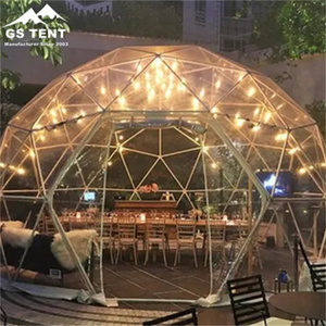 Tente transparente personnalisée de dôme géodésique en PVC 6m pour les projets de villégiature et les locations d'événements - Product Image 6