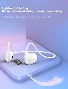2024 nouveauté portable longue batterie hifi musique jeu conduction aérienne oreille ouverte dent bleue 5.3 sans fil Sport écouteur tête téléphone