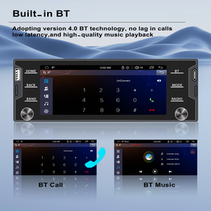 5,2 дюймов двойные ручки <span class=keywords><strong>Android</strong></span> Auto Player IPS сенсорный экран универсальный автомобильный радиоприемник беспроводной Carplay Мультимедиа Стерео с GPS BT - Product Image 4