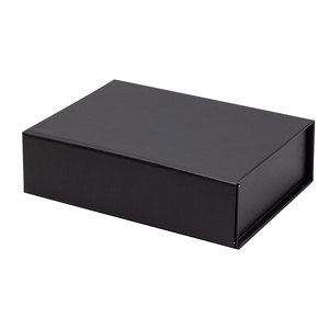 Cajas de Cartón Rígido para Regalo, Color Negro, Tamaño A6, con Tapa Magnética y Logotipo Personalizado - Product Image 1