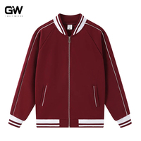 Varsity Baseball Veste Manteau Outwear Coton Smart Casual Style Bouffée Imprimé Avant Logo Hiver OEM Service