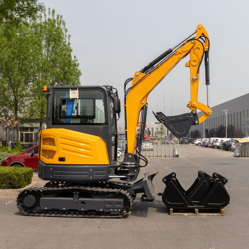 Hydraulic Joystick Operation HT35 Digging Machine Small Crawler 3.5 Ton Mini Excavator With Attachments for Sale