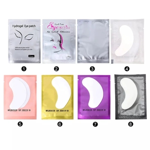 Vente en gros de 50 pièces de patchs hydrogel pour les yeux, masque en gel pour les yeux, pour les extensions de cils, fournitures de soins de beauté - Product Image 1