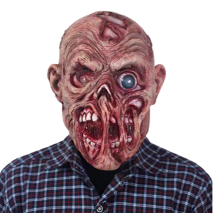 Máscara de Látex de <span class=keywords><strong>Zombie</strong></span> para Cosplay, Tamaño Real, <span class=keywords><strong>Realista</strong></span>, para Disfraces de Halloween, Fiesta de Terror, para Adultos - Product Image 1